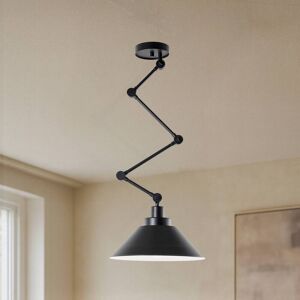 Nowodvorski Black Steel Loft Wall Lamp PANTOGRAPH 9126 Nowodvorski Black Steel Loft Wall Lamp PANTOGRAPH 9126