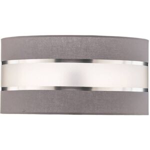 Lampshade Helen E27 Ø40/height 20cm grey/silver HELAM, Alu / grey / zinc, Textile / fabric / silk Lampshade Helen E27 Ø40/height 20cm grey/silver HELAM, Alu / grey / zinc, Textile / fabric / silk