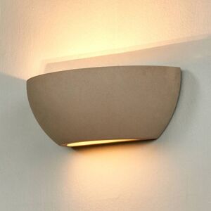 Uplighter Wall Light Renata Lindby, dimmable, Alu / grey / zinc, Hallway, Concrete, Modern, Wall Light Uplighter Wall Light Renata Lindby, dimmable, Alu / grey / zinc, Hallway, Concrete, Modern, Wall Light