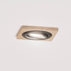 Tobby recessed ceiling light, 10 x cm, set of 3, oak wood, GU10 Lamkur Lighting, dimmable, Light wood, Living / Dining Room, Wood, Scandinavian, Spotlight Recessed Tobby recessed ceiling light, 10 x cm, set of 3, oak wood, GU10 Lamkur Lighting, dimmable, Light wood, Living / Dining Room, Wood, Scandinavian, Spotlight Recessed