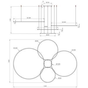 Pendant Light Saturno Milagro Lighting, Black, Living / Dining Room, metal, Modern, Ceiling Light Pendant Light Saturno Milagro Lighting, Black, Living / Dining Room, metal, Modern, Ceiling Light