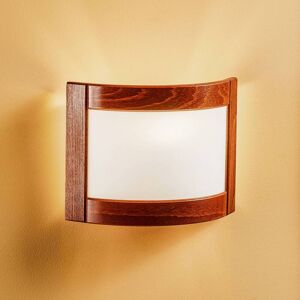 Lamkur Elodie 09735 Wall Lamp - Wall Light, 60W, E27, Brown/White Lamkur Elodie 09735 Wall Lamp - Wall Light, 60W, E27, Brown/White