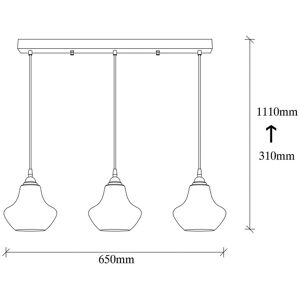 Opviq Model 052 Gold Pendant Light - Chandelier Opviq Model 052 Gold Pendant Light - Chandelier