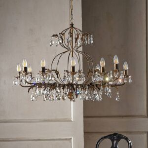 Chandelier Teresa ONLI, dimmable, Bronze / antique brass, Living / Dining Room, metal, Antique, Ceiling Light Chandelier Teresa ONLI, dimmable, Bronze / antique brass, Living / Dining Room, metal, Antique, Ceiling Light