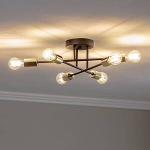 Ceiling Light Anvil Euluna, dimmable, Black, Living / Dining Room, metal, Modern, Ceiling Light Ceiling Light Anvil Euluna, dimmable, Black, Living / Dining Room, metal, Modern, Ceiling Light