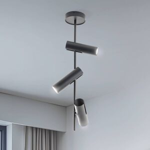 Leda 3 downlight, anthracite, 3-bulb, steel, height 76 cm SIGMA, dimmable, Black, Living / Dining Room, metal, Modern, Ceiling Light Leda 3 downlight, anthracite, 3-bulb, steel, height 76 cm SIGMA, dimmable, Black, Living / Dining Room, metal, Modern, Ceiling Light