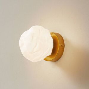 Wall Light Piatra Lindby, dimmable, White / opal, Living / Dining Room, Glass, Modern, Wall Light Wall Light Piatra Lindby, dimmable, White / opal, Living / Dining Room, Glass, Modern, Wall Light