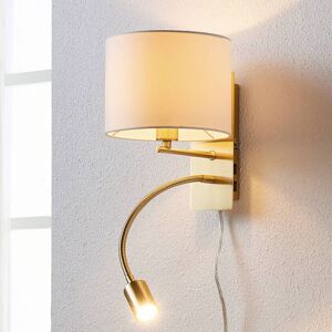 Wall Light Florens Lindby, Brass / gold, Living / Dining Room, Textile / fabric / silk, Modern, Wall Light Wall Light Florens Lindby, Brass / gold, Living / Dining Room, Textile / fabric / silk, Modern, Wall Light