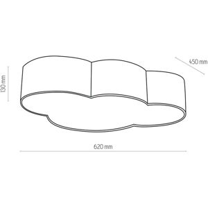 TK Lighting Cloud Pink 4xE27 - Ceiling Light TK Lighting Cloud Pink 4xE27 - Ceiling Light