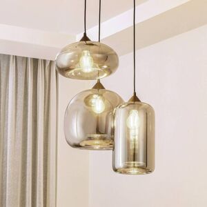 Glass Pendant Light Marla Lindby, dimmable, Black, Living / Dining Room, Glass, Modern, Ceiling Light Glass Pendant Light Marla Lindby, dimmable, Black, Living / Dining Room, Glass, Modern, Ceiling Light