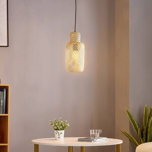 Lindby Venora Bamboo Pendant Lamp - 15cm Diameter - E27 Lindby Venora Bamboo Pendant Lamp - 15cm Diameter - E27