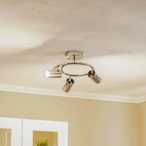 Ceiling spotlight Spotte, Ø 47 cm, chrome, 3-bulb Spotte Lucea, dimmable, Chrome / silver, Living / Dining Room, metal, Modern, Ceiling Light Ceiling spotlight Spotte, Ø 47 cm, chrome, 3-bulb Spotte Lucea, dimmable, Chrome / silver, Living / Dining Room, metal, Modern, Ceiling Light