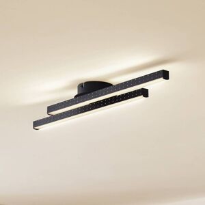 Lindby Aurendor Modern Black Aluminum Ceiling Lamp - 60cm - LED Lindby Aurendor Modern Black Aluminum Ceiling Lamp - 60cm - LED