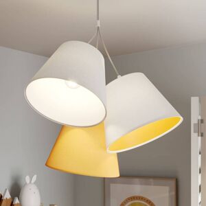 Euluna Zsofia Pendant Lamp - 3 Lights, Velvet, Plastic Euluna Zsofia Pendant Lamp - 3 Lights, Velvet, Plastic