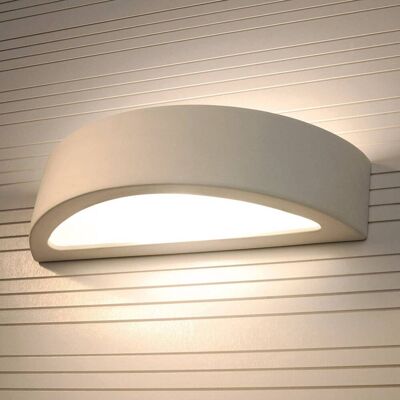 SOLLUX LIGHTING Wall Lamp - Ceramic White 38cm SOLLUX LIGHTING Wall Lamp - Ceramic White 38cm