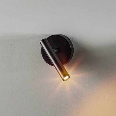 Sigma Modern Wall Light - Adjustable, Black - 15cm Sigma Modern Wall Light - Adjustable, Black - 15cm