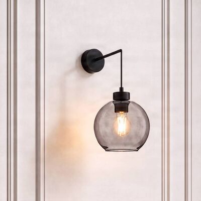 TK Lighting Wall Sconce Cubus - E27, 15W, Black/Graphite TK Lighting Wall Sconce Cubus - E27, 15W, Black/Graphite