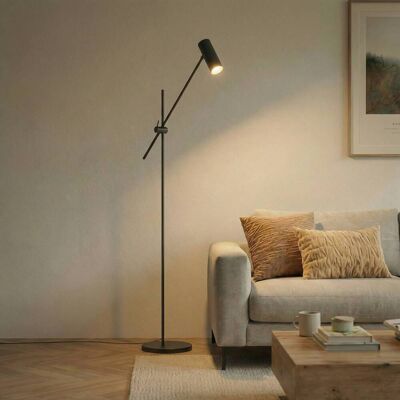 Floor Lamp Vilo Lindby, Black, Living / Dining Room, metal, Scandinavian, Floor Lamp Floor Lamp Vilo Lindby, Black, Living / Dining Room, metal, Scandinavian, Floor Lamp