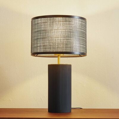 Lindby Sorscha Black Glass Table Lamp - Table Lamp Lindby Sorscha Black Glass Table Lamp - Table Lamp