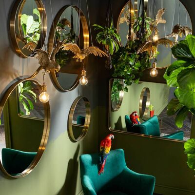 KARE Designer Pendant Light Animal Owl, dimmable, Brass / gold, Living / Dining Room, Plastic, Design, Ceiling Light KARE Designer Pendant Light Animal Owl, dimmable, Brass / gold, Living / Dining Room, Plastic, Design, Ceiling Light