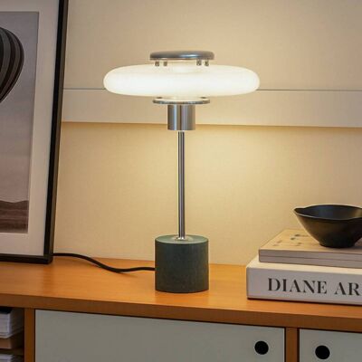 Table Lamp Branford Lindby, Green, Living / Dining Room, Glass, Vintage, Table Lamp Table Lamp Branford Lindby, Green, Living / Dining Room, Glass, Vintage, Table Lamp