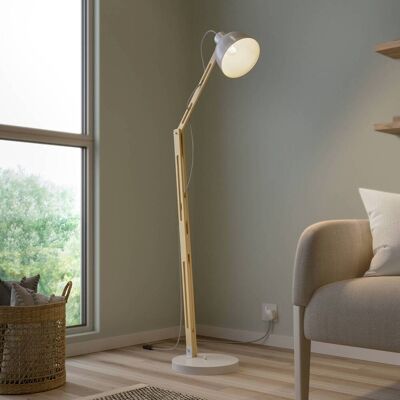 Lamkur Lamkur Marcello Adjustable Wooden Floor Lamp - Floor Lamp Lamkur Lamkur Marcello Adjustable Wooden Floor Lamp - Floor Lamp