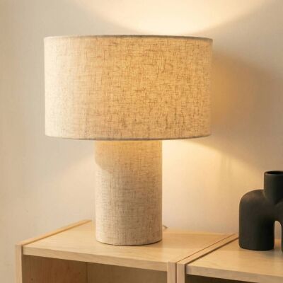 Table Lamp Elfie Lindby, Cream / amber, Living / Dining Room, Textile / fabric / silk, Scandinavian, Table Lamp Table Lamp Elfie Lindby, Cream / amber, Living / Dining Room, Textile / fabric / silk, Scandinavian, Table Lamp
