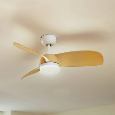 Lindby Enon Ceiling Fan with Light - White/Metal Lindby Enon Ceiling Fan with Light - White/Metal