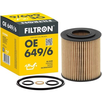 Filtron OE 649/6 Oil Filter - Oil Filter for BMW 1, 3, 5, X1, X3, Z4 Filtron OE 649/6 Oil Filter - Oil Filter for BMW 1, 3, 5, X1, X3, Z4