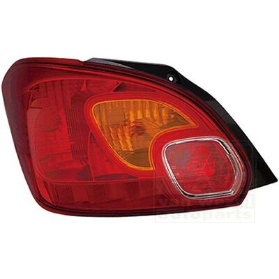 VAN WEZEL Model 3263921 Left Side Yellow Rear Light - Rear Light VAN WEZEL Model 3263921 Left Side Yellow Rear Light - Rear Light