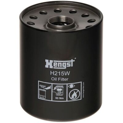 HENGST H215W Oil Filter - Vented screw-in type for JOHN DEERE HENGST H215W Oil Filter - Vented screw-in type for JOHN DEERE