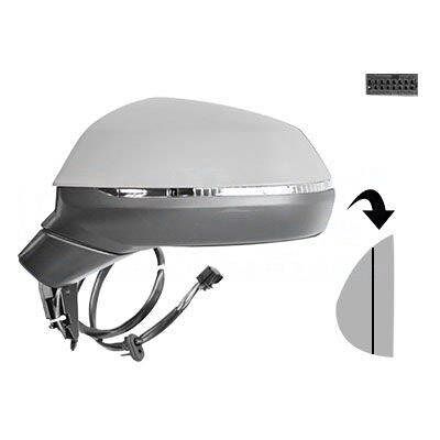 VAN WEZEL - 0391805 - Exterior Mirror - Left - Heated VAN WEZEL - 0391805 - Exterior Mirror - Left - Heated