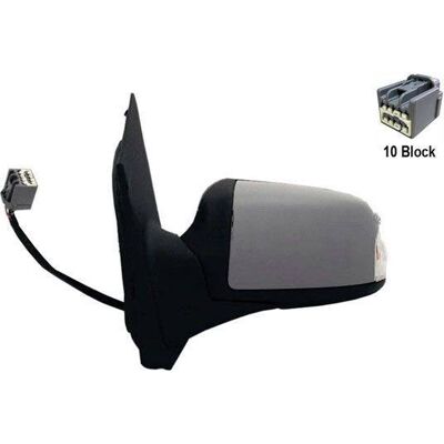 Alkar Model 6139400 - Side Mirror for Ford Focus - Heated, Primed, Electric, Convex Alkar Model 6139400 - Side Mirror for Ford Focus - Heated, Primed, Electric, Convex