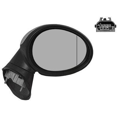 Van Wezel Exterior Mirror - Right, Heated, Primer - For Mini Countryman 2010-2017 Van Wezel Exterior Mirror - Right, Heated, Primer - For Mini Countryman 2010-2017