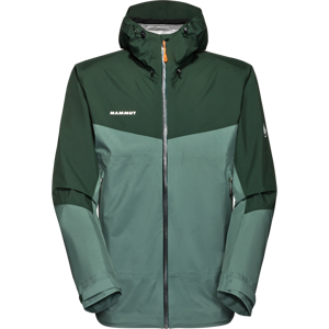 Mammut An essential item in your backpack on any hike Convey Tour HS Hooded Jacket Men - dark jade-woods, XXS Mammut An essential item in your backpack on any hike Convey Tour HS Hooded Jacket Men - dark jade-woods, XXS