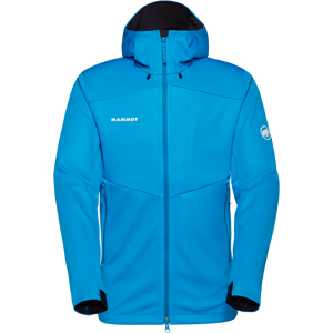 Mammut Technical softshell jacket Ultimate VII SO Hooded Jacket Men - glacier blue, S Mammut Technical softshell jacket Ultimate VII SO Hooded Jacket Men - glacier blue, S