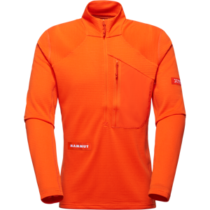 Mammut Quick-drying mountaineering long-sleeved top Eiger Nordwand Advanced FL Half Zip Pull Men - eiger orange, XL Mammut Quick-drying mountaineering long-sleeved top Eiger Nordwand Advanced FL Half Zip Pull Men - eiger orange, XL