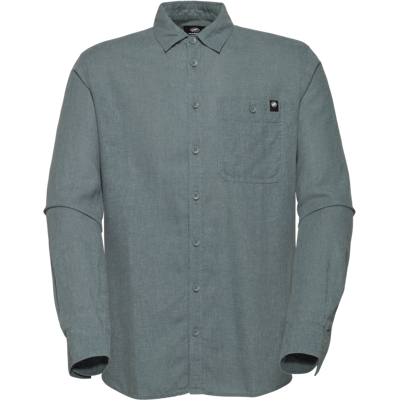 Mammut Everyday, natural fiber-blend long-sleeved shirt Alvra Summer Longsleeve Shirt Men - strata, XL Mammut Everyday, natural fiber-blend long-sleeved shirt Alvra Summer Longsleeve Shirt Men - strata, XL