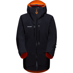 Mammut Durable freeride hardshell jacket Eiger Free Pro HS Hooded Jacket Women - black, S Mammut Durable freeride hardshell jacket Eiger Free Pro HS Hooded Jacket Women - black, S