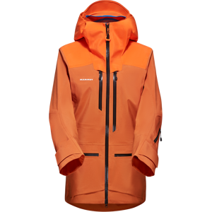 Mammut Durable freeride hardshell jacket Eiger Free Pro HS Hooded Jacket Women - solar dust-arumita, L Mammut Durable freeride hardshell jacket Eiger Free Pro HS Hooded Jacket Women - solar dust-arumita, L