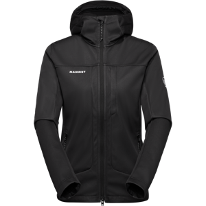 Mammut Versatile, year-round softshell jacket Ultimate VIII SO Hooded Jacket Women - black, XXL Mammut Versatile, year-round softshell jacket Ultimate VIII SO Hooded Jacket Women - black, XXL