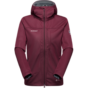 Mammut Ultimate VIII SO Hooded Jacket Women - vin-black, L Mammut Ultimate VIII SO Hooded Jacket Women - vin-black, L