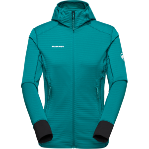 Mammut Taiss Light ML Hooded Jacket Women - deep teal-black, L Mammut Taiss Light ML Hooded Jacket Women - deep teal-black, L