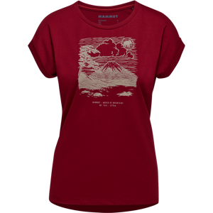Mammut Casual tee celebrating our favorite mountains Mountain T-Shirt Women Fujiyama - blood red, L Mammut Casual tee celebrating our favorite mountains Mountain T-Shirt Women Fujiyama - blood red, L