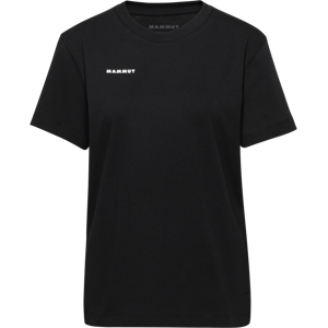 Mammut Straight-cut organic cotton everyday t-shirt Base T-Shirt Women Valley - black, XS Mammut Straight-cut organic cotton everyday t-shirt Base T-Shirt Women Valley - black, XS