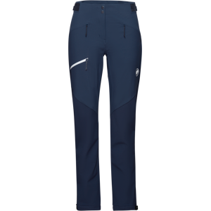 Mammut Hybrid softshell pants for mountain sports Courmayeur SO Pants Women - marine, UK 8, normal Mammut Hybrid softshell pants for mountain sports Courmayeur SO Pants Women - marine, UK 8, normal