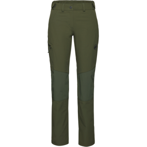 Mammut Multifunctional all-season hiking softshell pants Runbold Guide SO Pants Women - dark marsh, UK 20, normal Mammut Multifunctional all-season hiking softshell pants Runbold Guide SO Pants Women - dark marsh, UK 20, normal