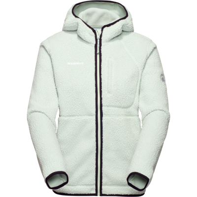 Mammut Warm, everyday sherpa fleece Falera Pro ML Hooded Jacket Women - silver sage, XL Mammut Warm, everyday sherpa fleece Falera Pro ML Hooded Jacket Women - silver sage, XL