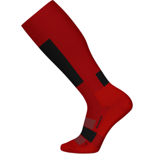 Mammut Breathable, merino-blend mountaineering socks Mountaineering Lightweight Merino Knee Socks - red-black, S/36-38 Mammut Breathable, merino-blend mountaineering socks Mountaineering Lightweight Merino Knee Socks - red-black, S/36-38