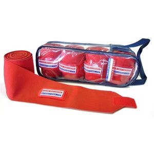 John Whitaker - Training x4 - Bandages - Red Blue One Size John Whitaker - Training x4 - Bandages - Red Blue One Size